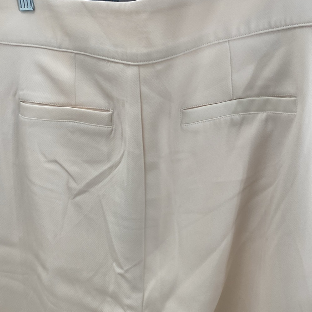 Steve Madden Pristine Ivory Wide Legged Slacks NWT Size M - Picture 6 of 10